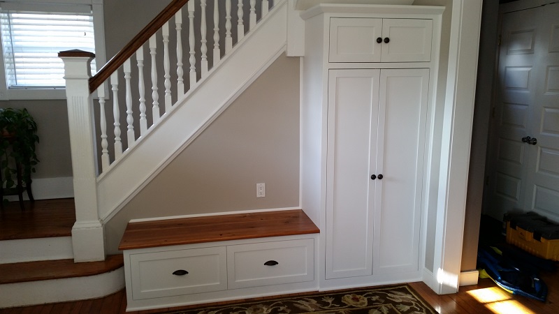Entry Bench and Cabinet Entry Bench and Cabinet
