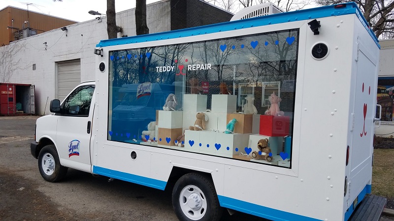 Lysol Teddy Repair Truck